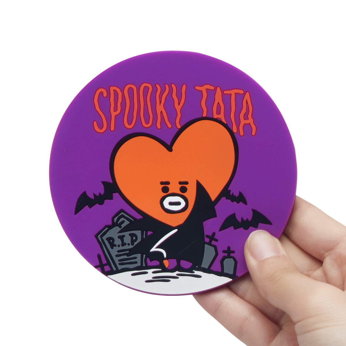 オーダー見本品BT21 Amazon | BT21 ハロウィンカップコースター M レッド P0000FQR